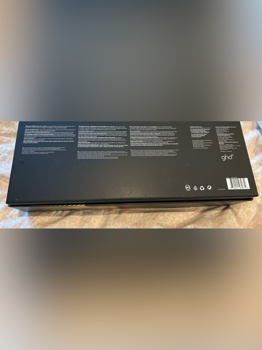 ghd Black & Gold Triple Barrel Wave Styler new open box - Picture 3 of 7